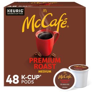 McCafe Premium Roast, Single-Serve Keurig K-Cup Pods, Medium Roast Coffee Pods Pods, 48 Count