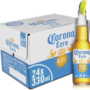 Corona Cero Alcohol Free Lager Beer 24 pack bottle, 0% ABV