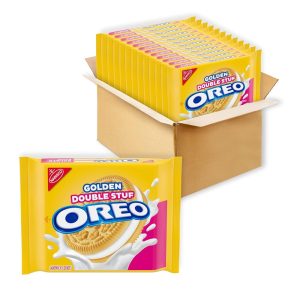 OREO Double Stuf Golden Sandwich Cookies, 12 – 14.03 oz Packs