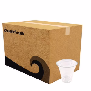 Boardwalk Clear Plastic Cold Cups, Squat, 12 oz, 1,000/Carton