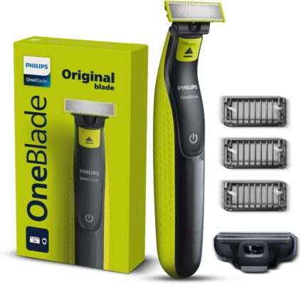 Philips OneBlade Turbo2X Hybrid Trimmer and Styler, Perfect for Skin Comfort, Dual Protect Technology, Suitable for All Skin Types and Beard Thicknesses, Wet and Dry Application, QP 2724/10
