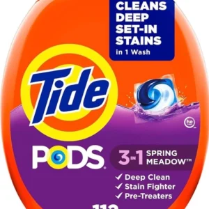 Tide PODS Laundry Detergent Pacs Spring Meadow Scent 112 Pieces