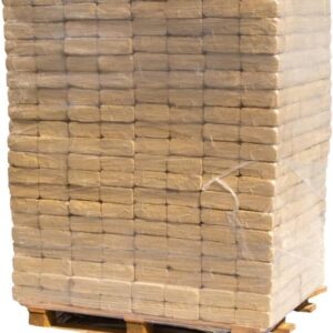 1,000 kg Pallet RUF Shape Hardwood Briquettes Special Offer Briquettes Made of Beech Fireplace Oven Wood Firewood Stove Briquettes Premium Eco Wood Briquettes Wood Trading Lau (80 x 12.5 kg)